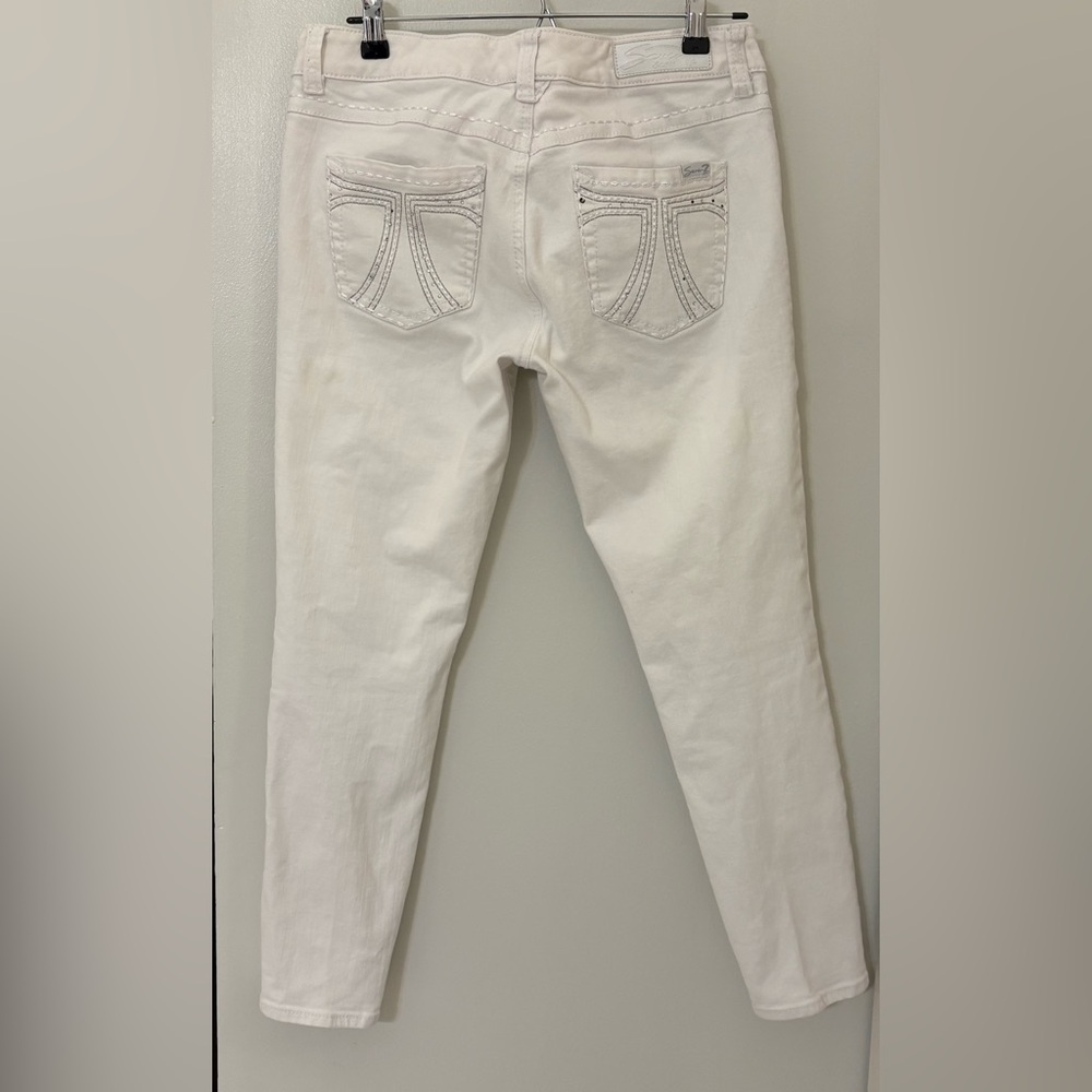 Seven7 Dojo Style Women's White / Off White Skinny Jeans Size : 8 Stretchy